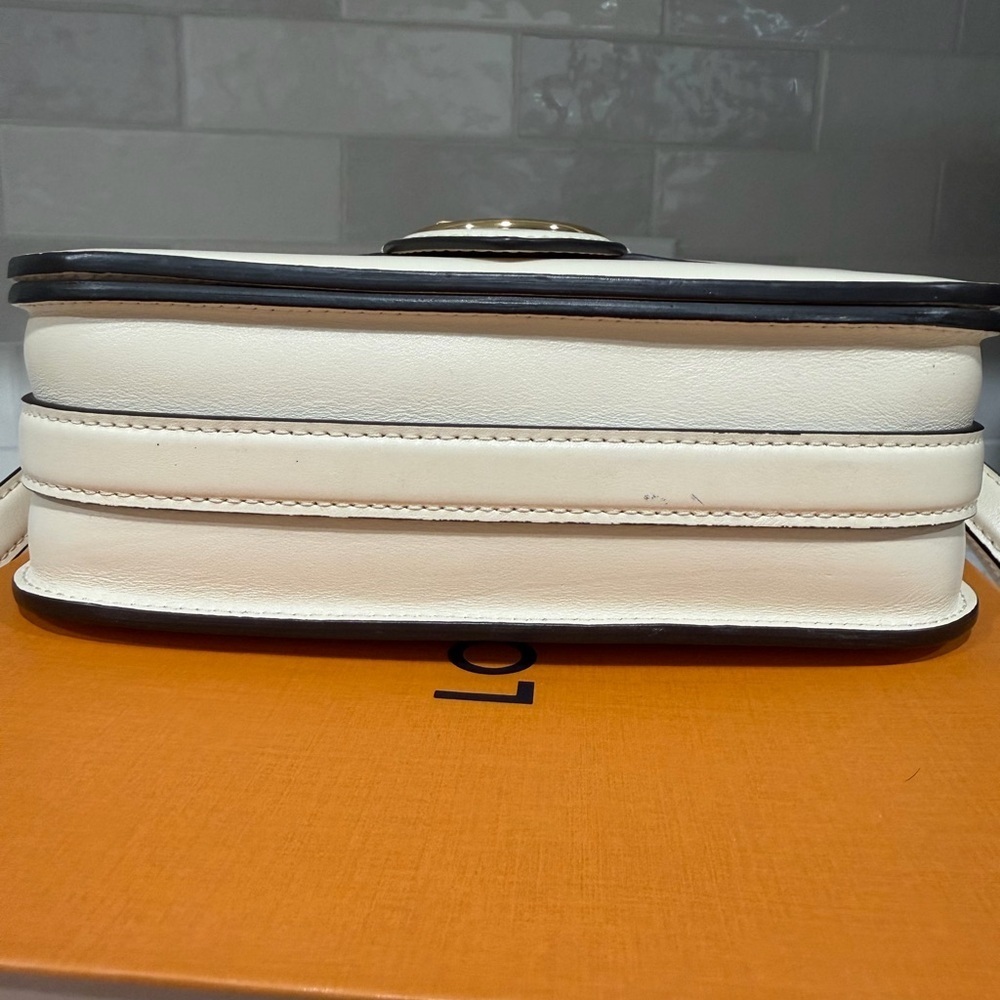 Louis Vuitton Pont 9 Crème with Blue Interior Calf skin - Picture 10 of 12